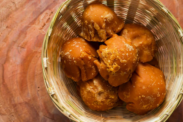 Jaggery is a natural sweetner made from date palm and sugar cane.